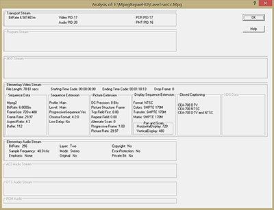 MPEGRepair decode analysis
