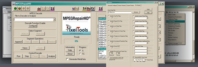 PixelTools screen example